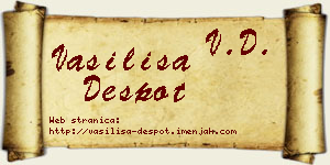 Vasilisa Despot vizit kartica